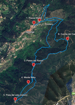 Passeggiata nei boschi di Seborga
